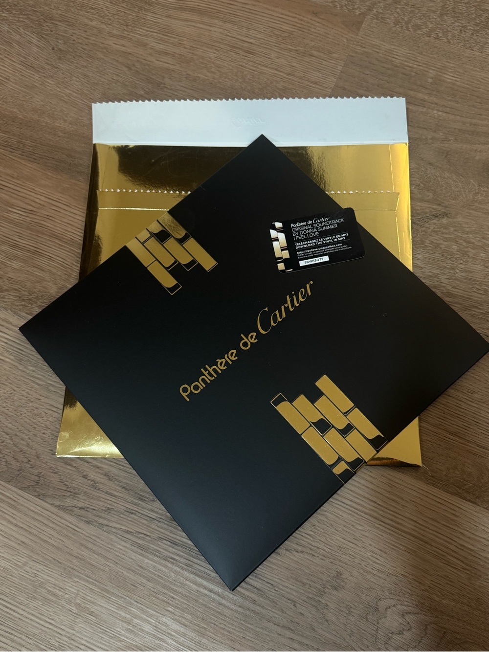 Cartier Panthère de Cartier Black and Gold vinyl